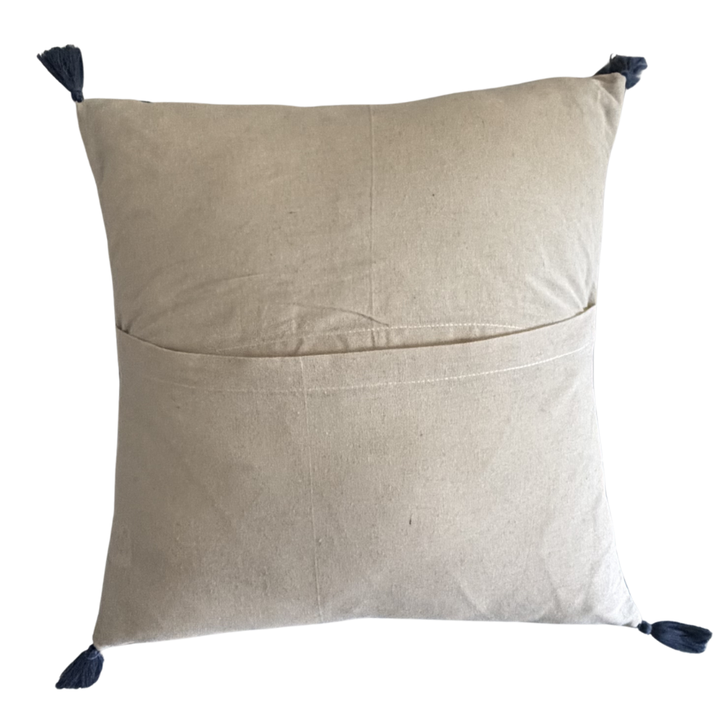 Upcycled Halo Denim Cushion Cover