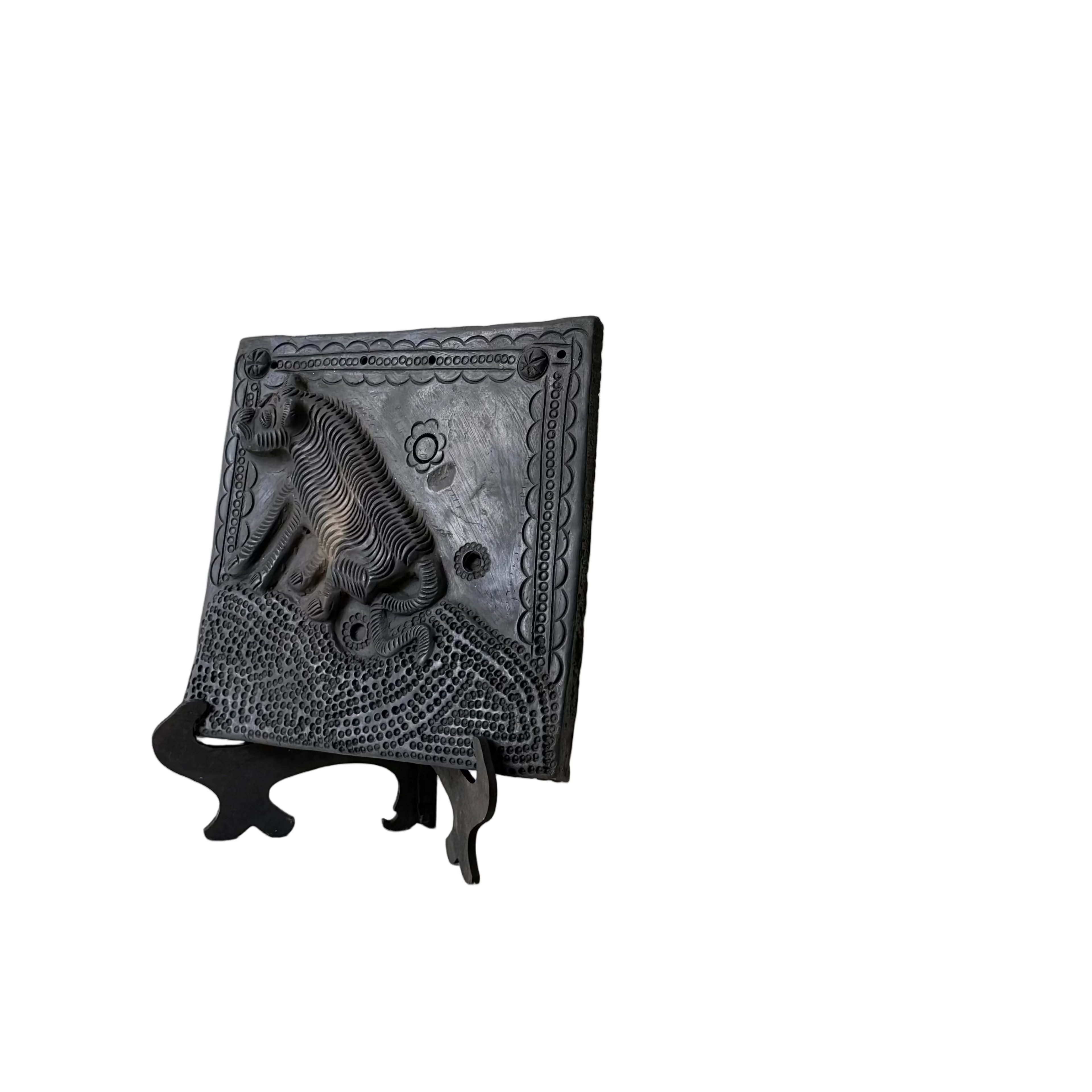 Black Pottery Sculpture Art Decor