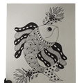 River Song — Gond Art Fish