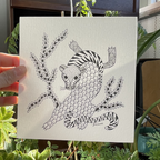 Wild Rhythm — Gond Art Cheetah