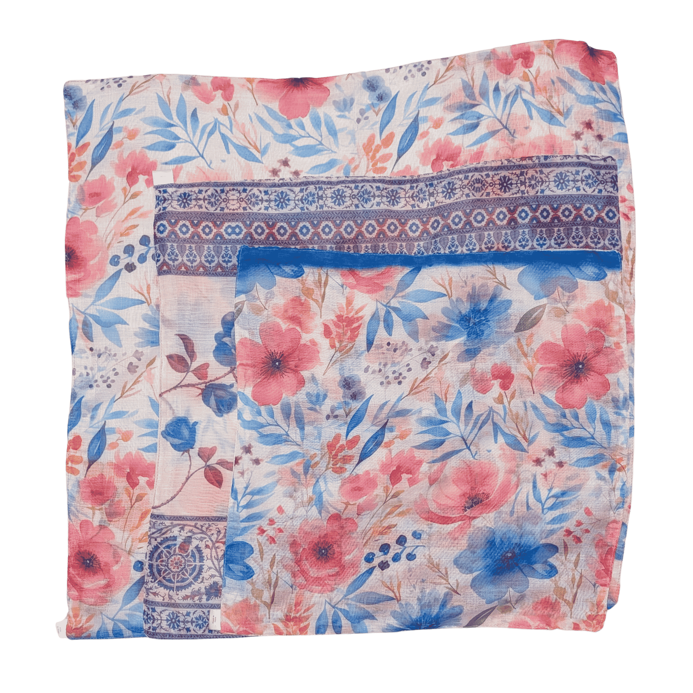 Jasmine Garden Reversible Versatile Gift Wrap Set (Set of 3)