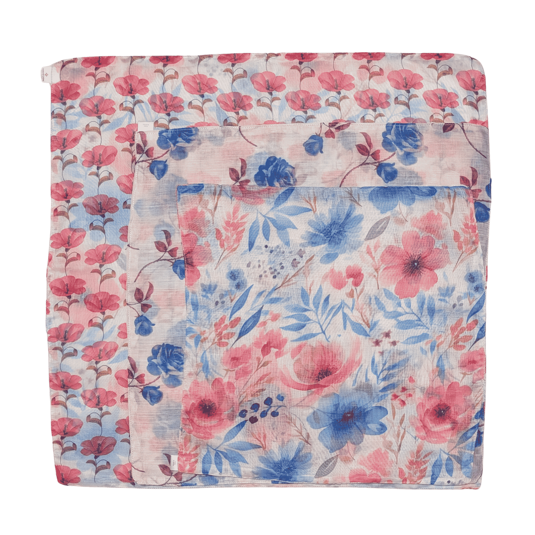 Jasmine Garden Reversible Versatile Gift Wrap Set (Set of 3)