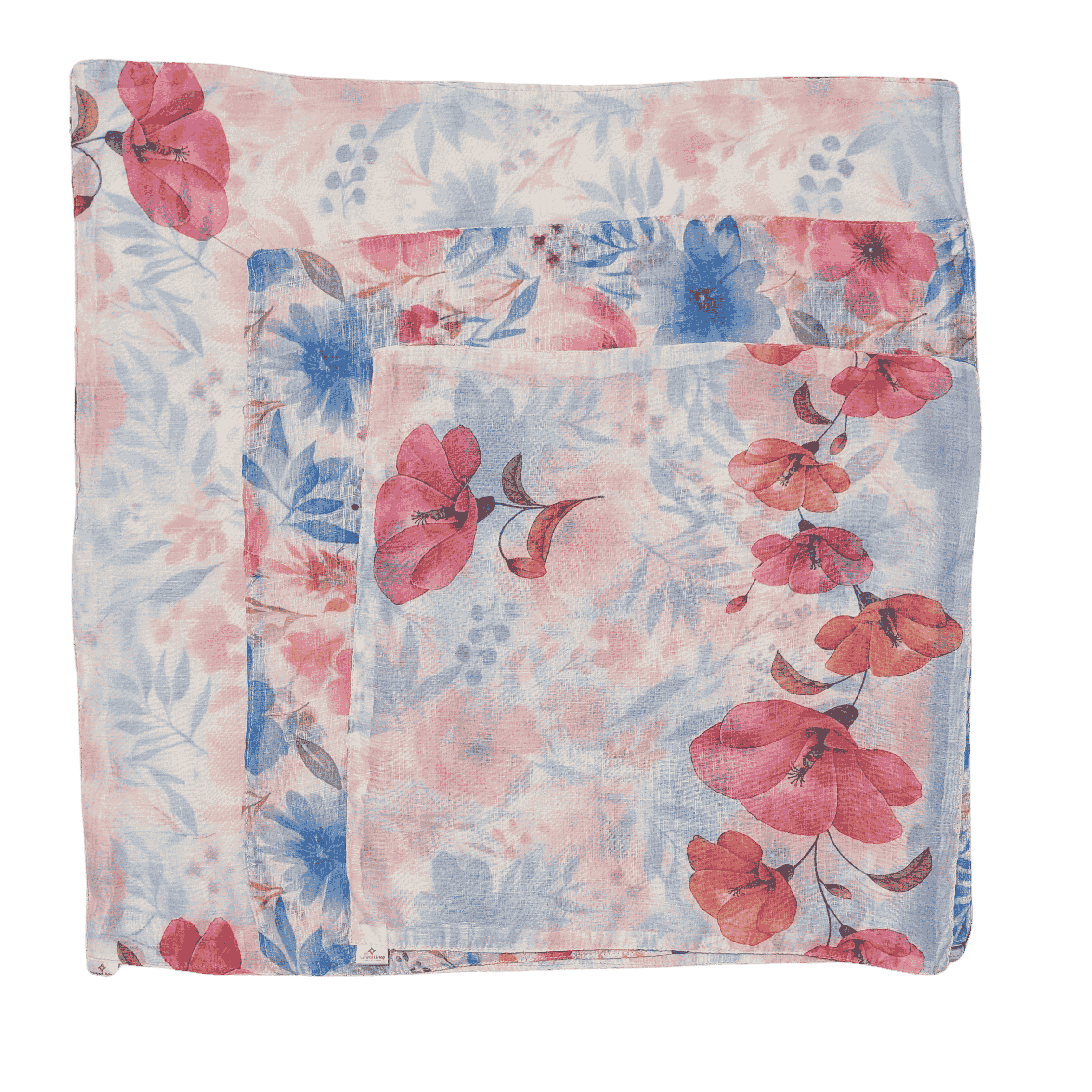 Jasmine Garden Reversible Versatile Gift Wrap Set (Set of 3)