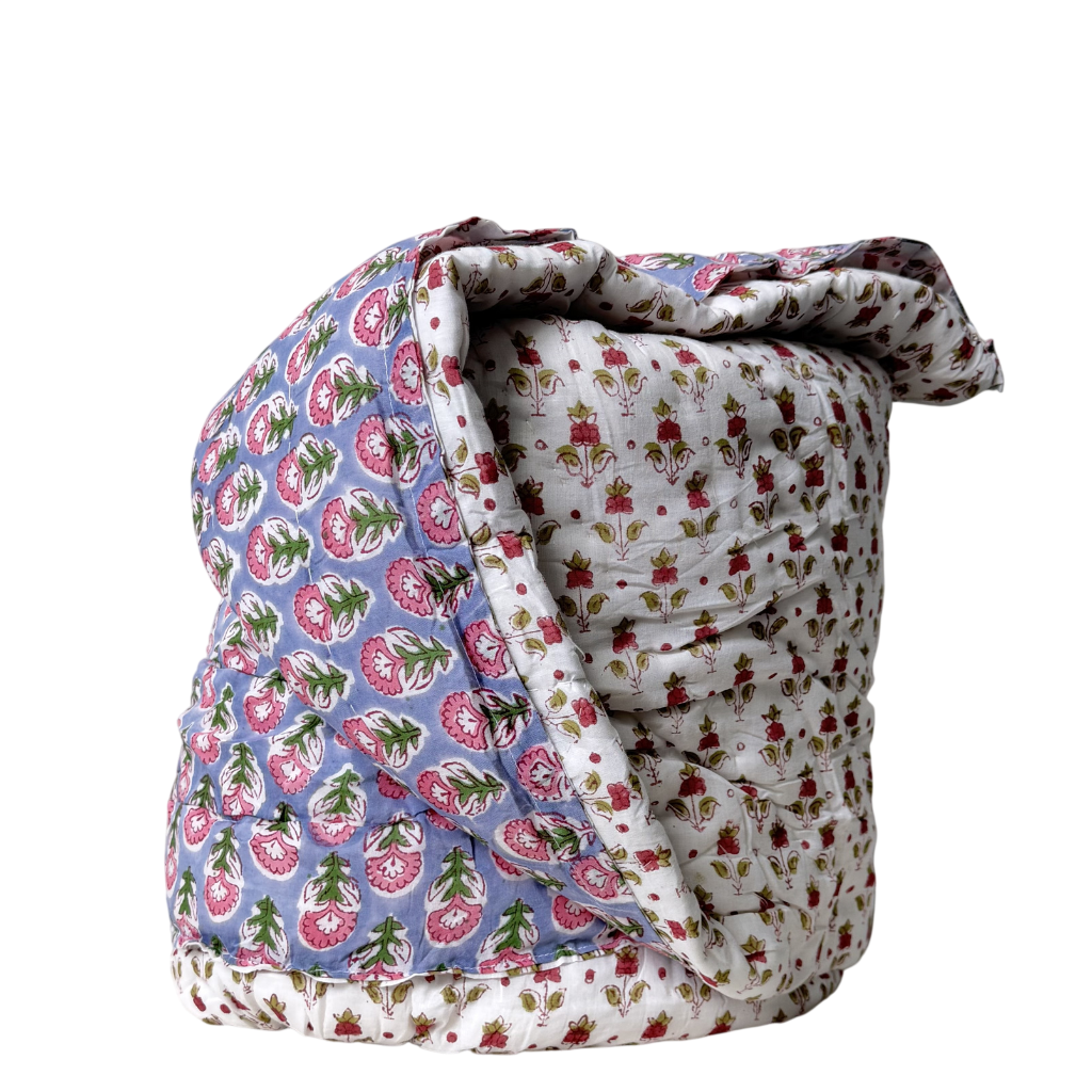 Marigold Blossom Quilt (Dohar)