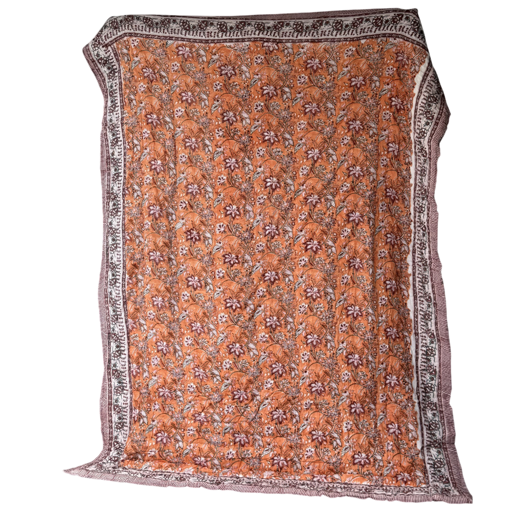 Sunset Garden Quilt (Dohar)