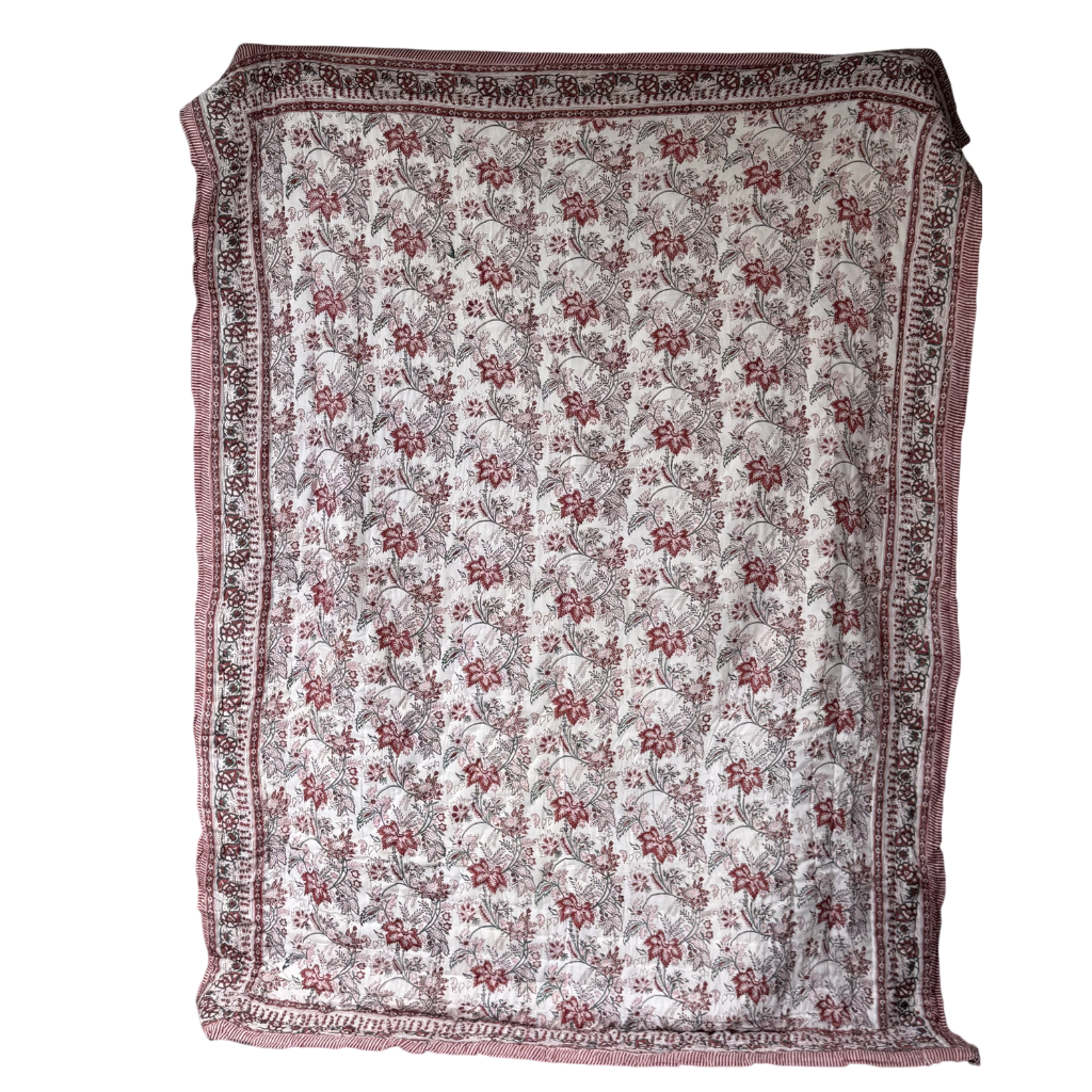 Sunset Garden Quilt (Dohar)